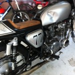 Greg Coutu's Cafe Racer Damaged from Parking Douchebag