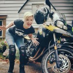 Alicia and the BMW f650GS