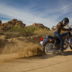 Dustin' on the SR400 at Babes Ride Out