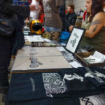 Swag table! Photo by Matt Allard