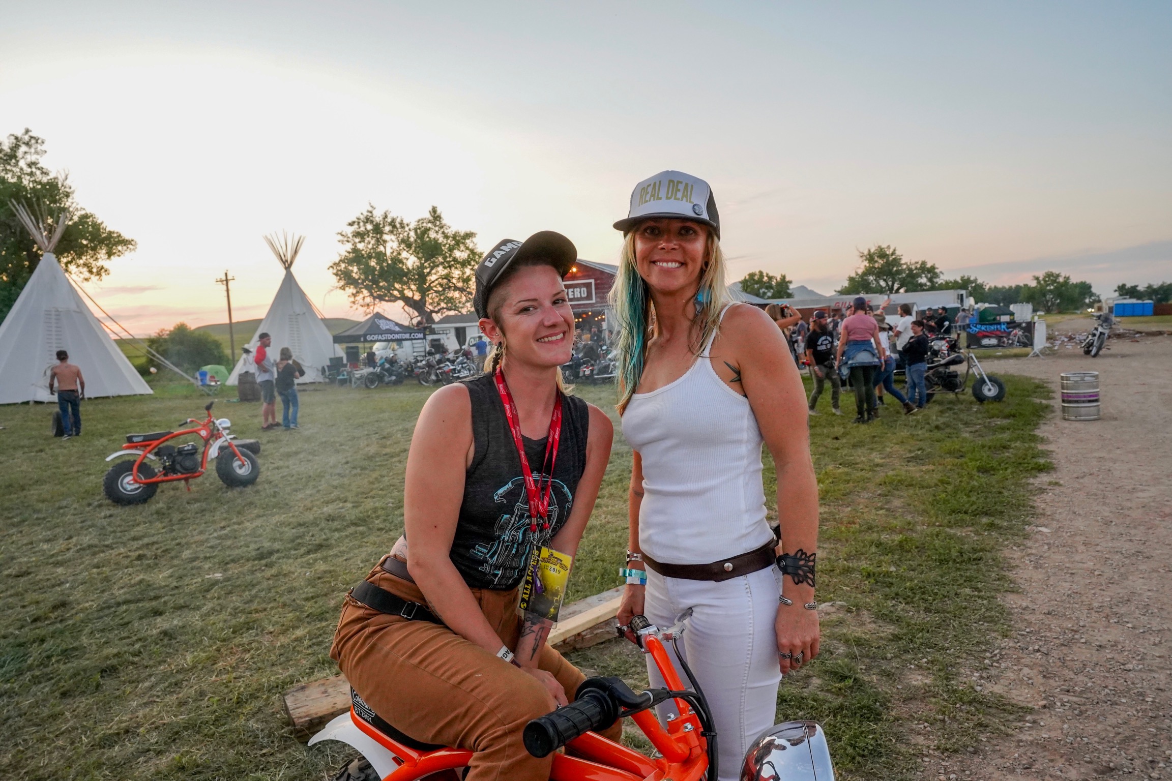 Jessi Combs & Alicia Elfving / MotoLady at Sturgis Buffalo Chip