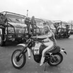 Martine de Cortanze in a 1980 promo photoshoot for her return to Dakar